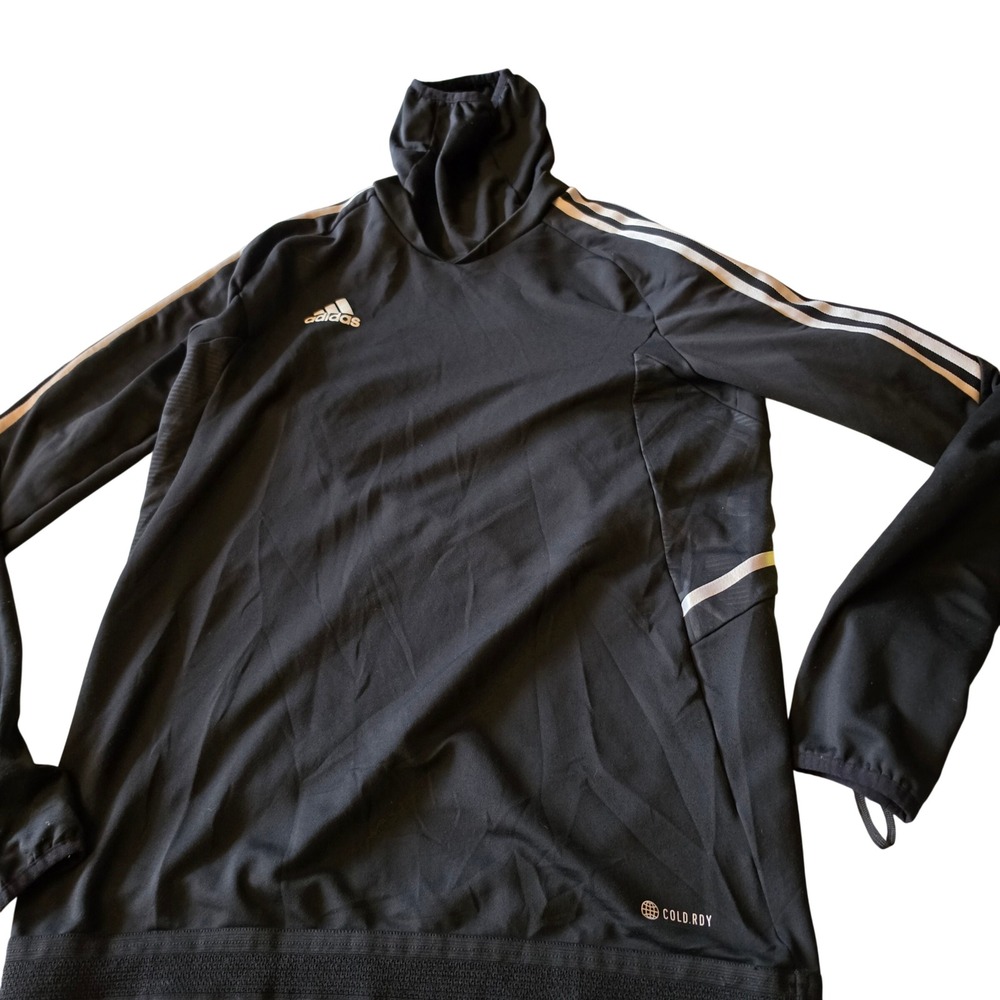 Adidas Mens COLD.RDY Training Hoodie Black Balaclava Neck Warmer Large 14006